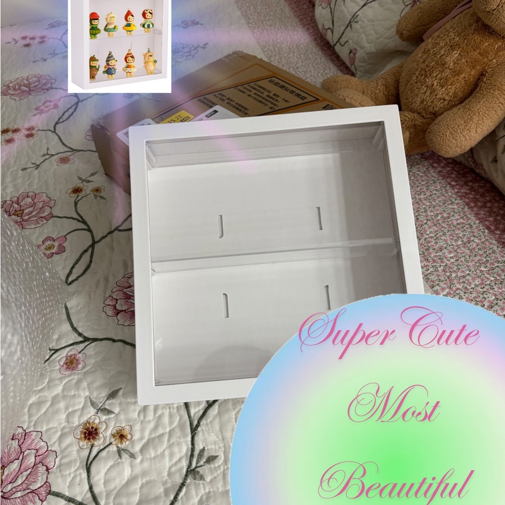 White Display Box with Clear Front